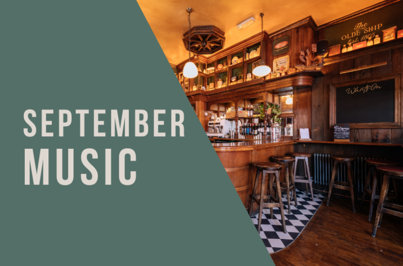 September Music Graphic At The Ship